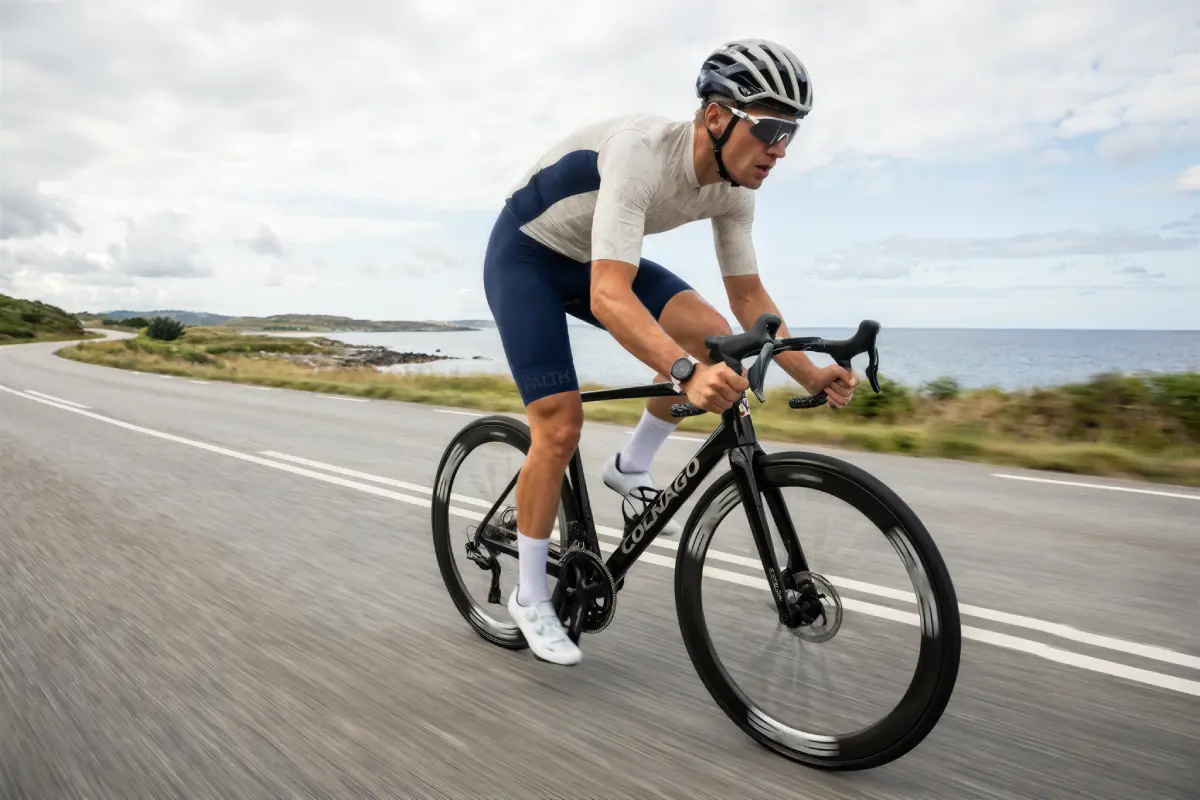 Race, tävling och hög intensitet på landsväg